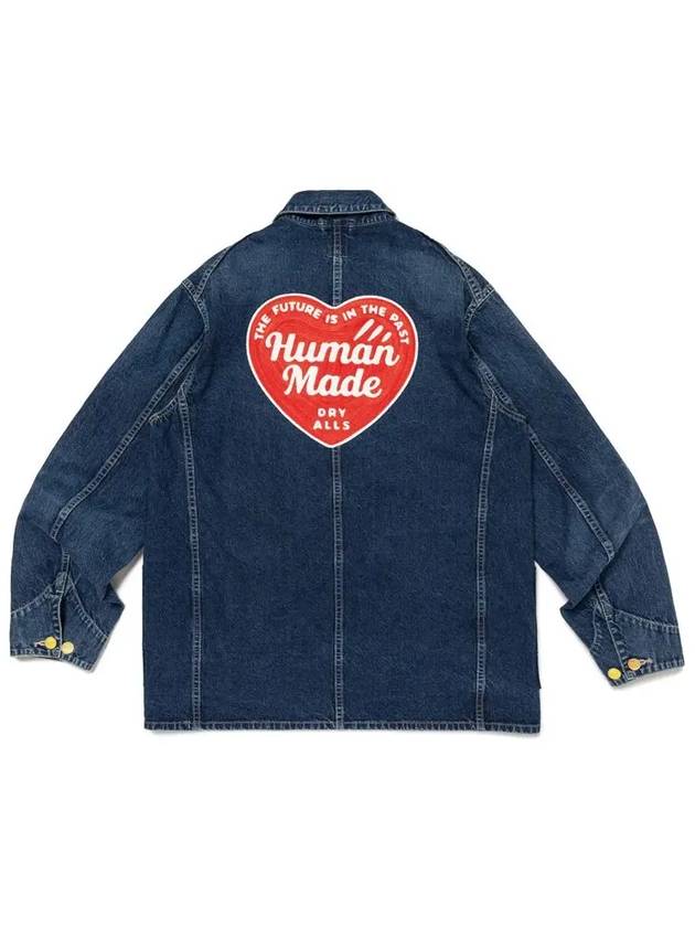 Denim Coverall Future Jacket Indigo HM28JK002 - HUMAN MADE - BALAAN 3