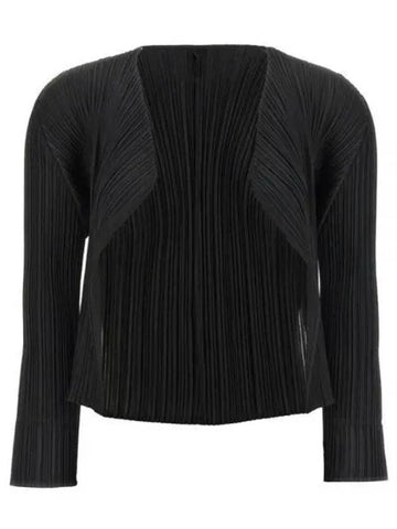 Pleated Please PP47 JO10615 Basic Cardigan - ISSEY MIYAKE - BALAAN 1