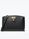 Ruby Saffiano Leather Message Bag Black - MICHAEL KORS - BALAAN 2