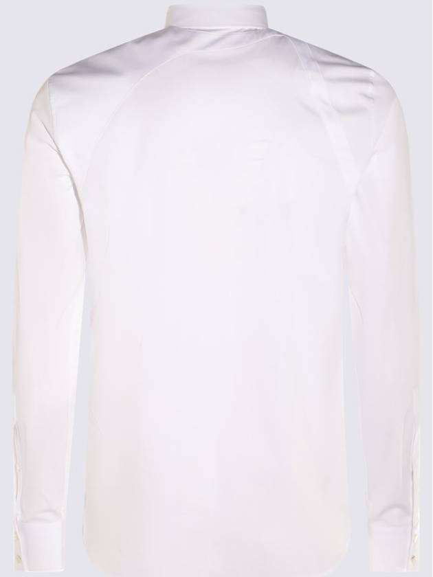 Alexander McQueen White Cotton Shirt - ALEXANDER MCQUEEN - BALAAN 2