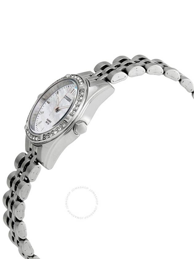 Citizen Quartz Crystal Mother of Pearl Dial Ladies Watch EU6060-55D - CITIZEN - BALAAN 2