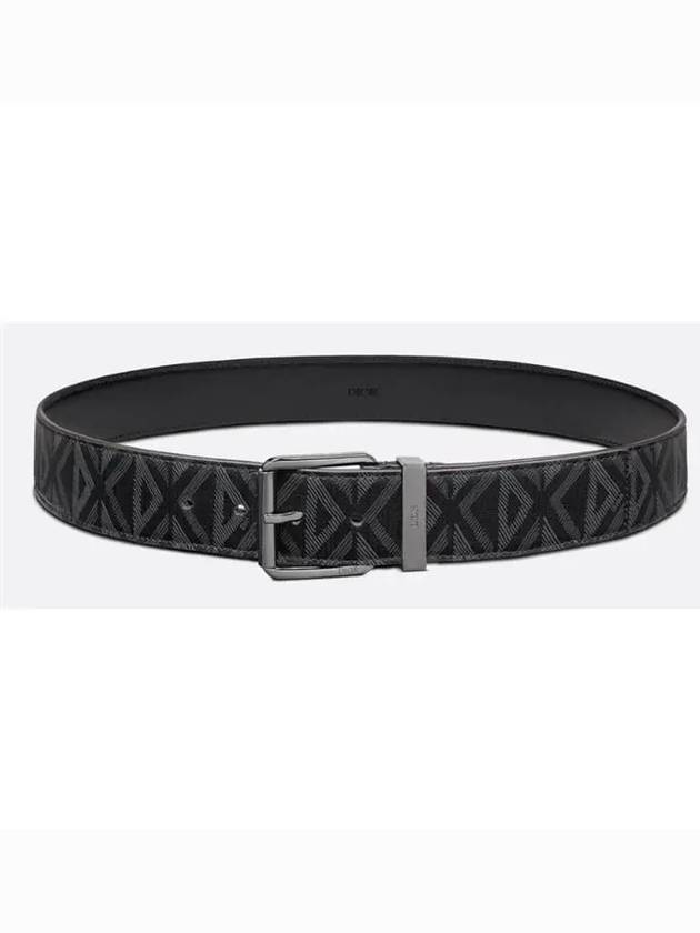 CD Diamond Leather Belt Black - DIOR - BALAAN 2