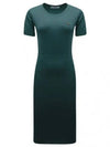 Women's ORB Knit Blend Short Dress Emerald Green - VIVIENNE WESTWOOD - BALAAN 2