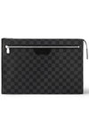 Pochette 24H Damier Pouch Bag Graphite - LOUIS VUITTON - BALAAN 2