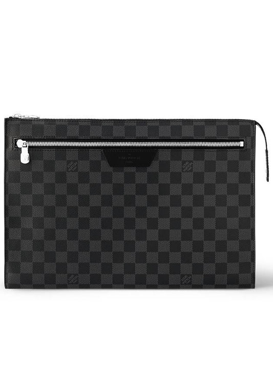 Pochette 24H Damier Pouch Bag Graphite - LOUIS VUITTON - BALAAN 2