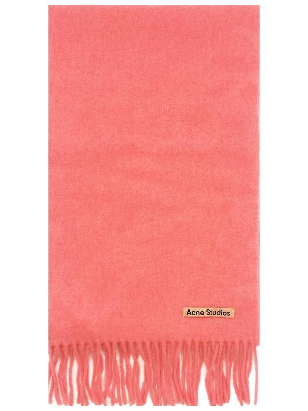 Wool Fringe Muffler Pink - ACNE STUDIOS - BALAAN 2