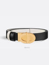 Reversible 22MM Smooth Calfskin Belt Black - DIOR - BALAAN 7