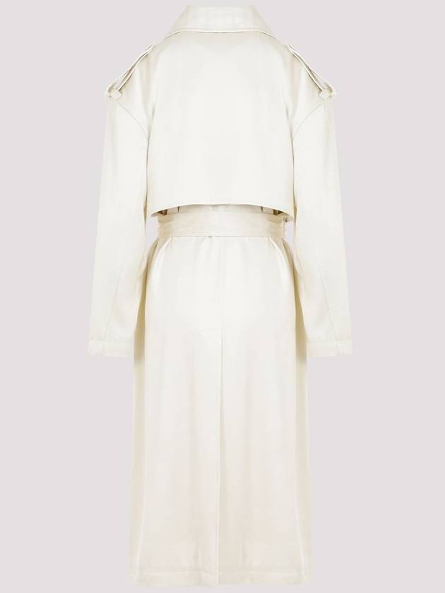 Trench Coat J03AA0153 J65112 280 NATURAL - JIL SANDER - BALAAN 3