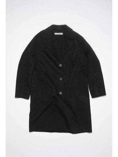 FW23 Studios Women's Single Breasted Wool Coat FN-WN-OUTW000812 Black A90531900 - ACNE STUDIOS - BALAAN 2