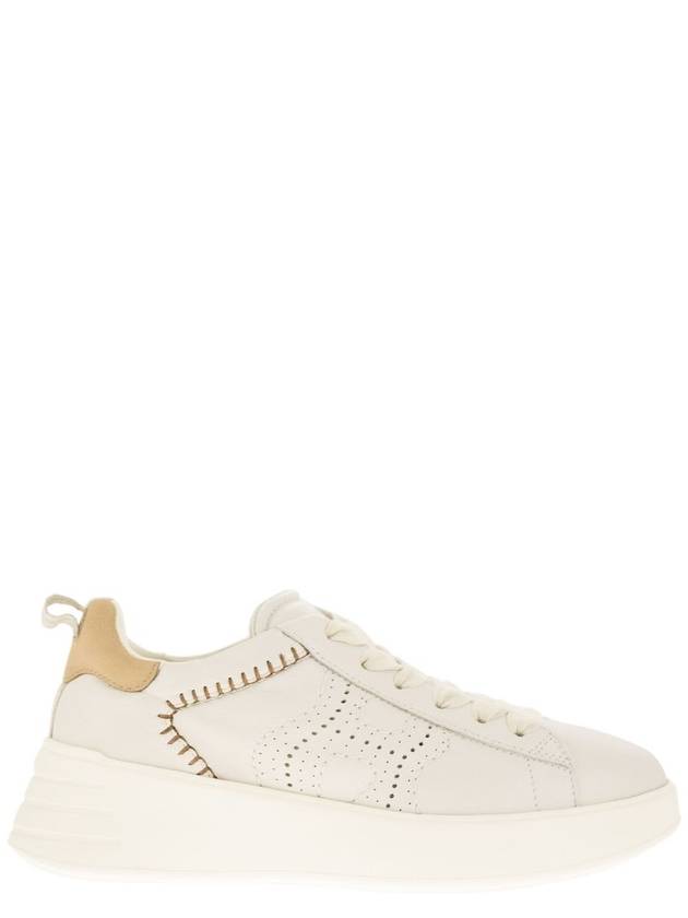 Rebel Leather Low-Top Sneakers Ivory - HOGAN - BALAAN 2