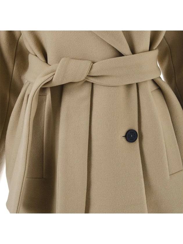 Belt Single Coat Beige - MSGM - BALAAN 5