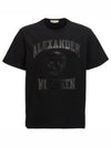 short sleeve t-shirt 759442QTAAW0548 Black - ALEXANDER MCQUEEN - BALAAN 2