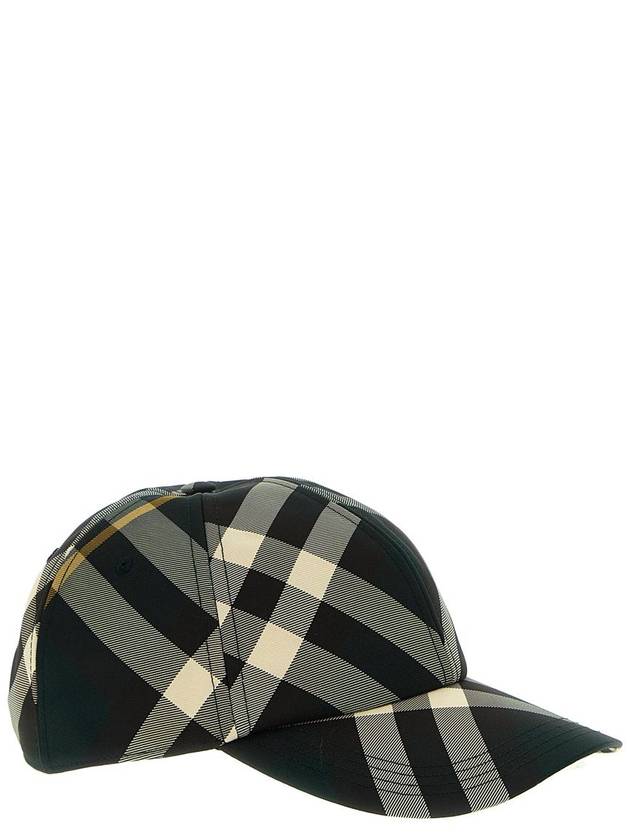 Check pattern ball cap green - BURBERRY - BALAAN 3