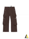 Le ChouChou Le Cargo Croissant Soft Cargo Wide Pants Dark Brown - JACQUEMUS - BALAAN 2