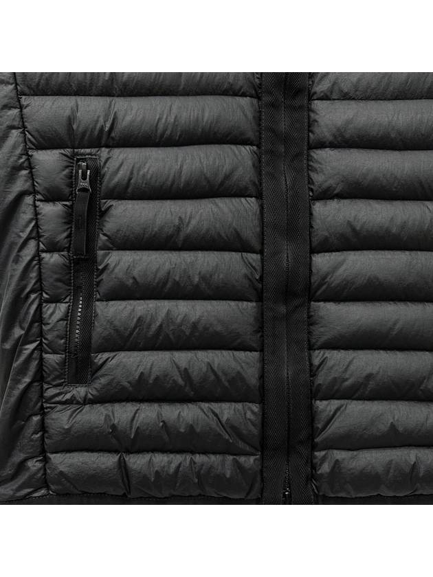 Men's Logo Patch Puffer Vest Black - STONE ISLAND - BALAAN 5