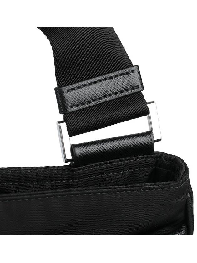 Pocono Saffiano Messenger Bag Black - PRADA - BALAAN 9