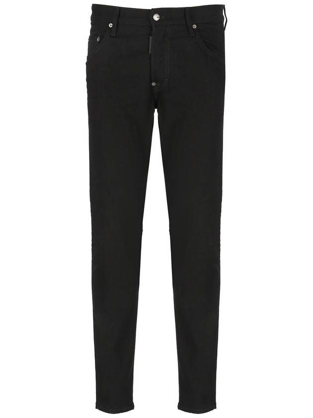 Skater Slim Cut Jeans Black - DSQUARED2 - BALAAN 19