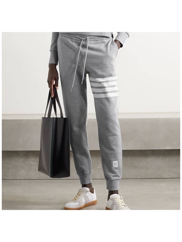 Men's Classic Loopback Engineered 4-Bar Sweatpants Light Grey - THOM BROWNE - BALAAN 3