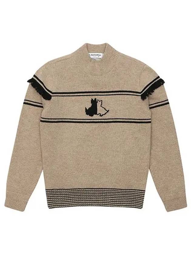 Tassel Point Terrier Pullover 2632LXKC - BLACK&WHITE - BALAAN 3