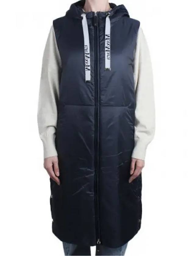 Cube Women s Greenjil Water Repellent Padded Vest Midnight Blue GREENGIL 008 270051 1119970 - MAX MARA - BALAAN 1