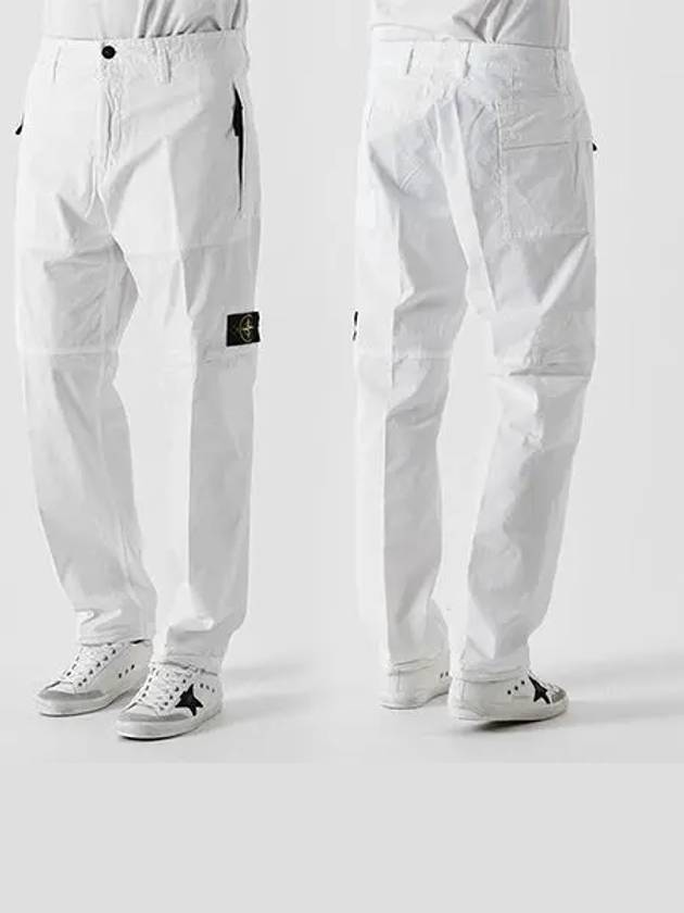 30710 Supima Pants White - STONE ISLAND - BALAAN 2