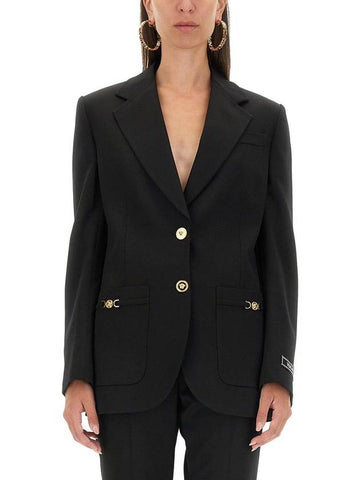 Versace Oversized Single-Breasted Blazer - VERSACE - BALAAN 1