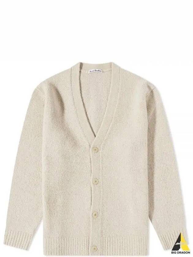 Wool Blend Cardigan Clay Beige - ACNE STUDIOS - BALAAN 2