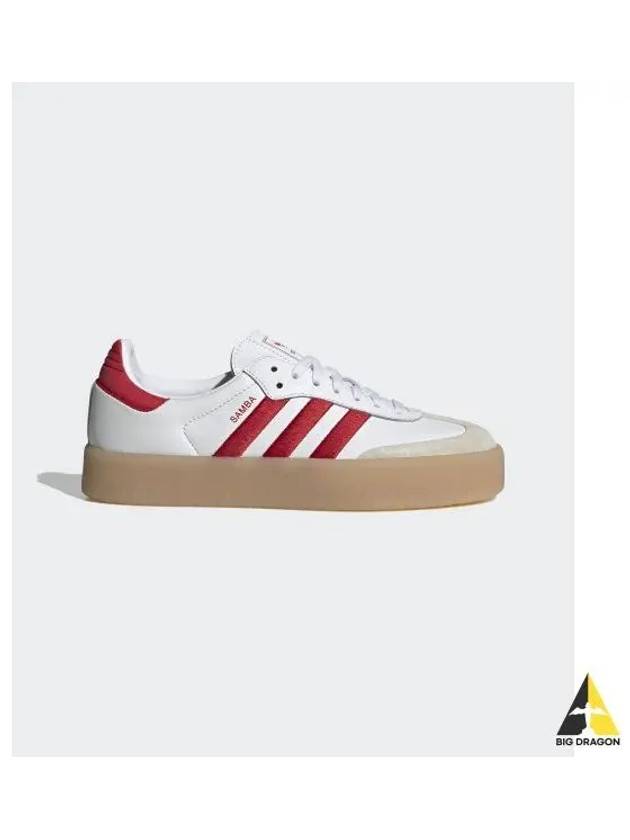 Originals Sambae Low Top Sneakers Red White - ADIDAS - BALAAN 2