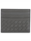 Intrecciato Classic Card Wallet Dark Grey - BOTTEGA VENETA - BALAAN 2