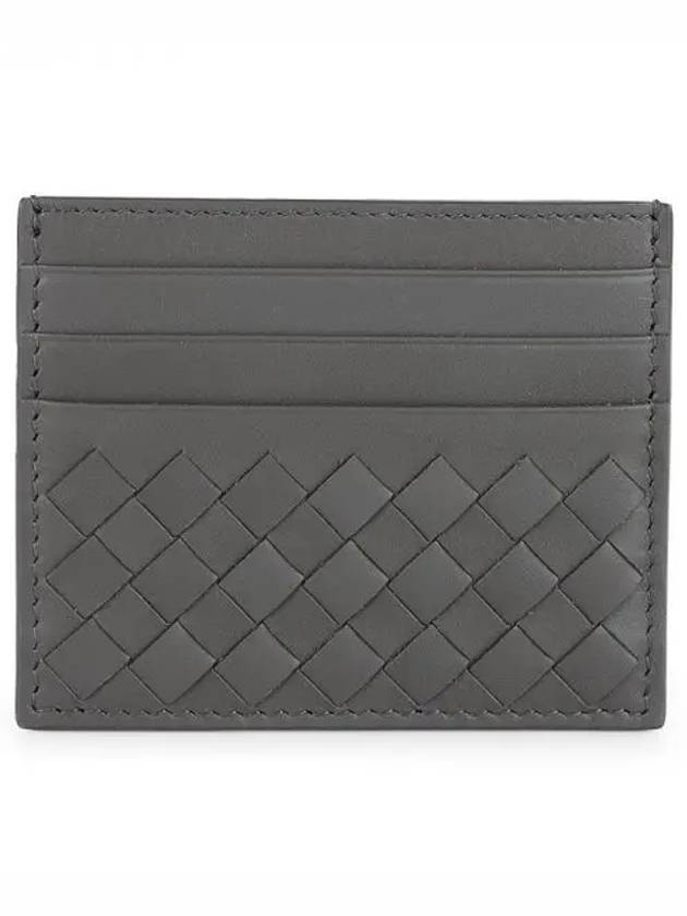 Intrecciato Classic Card Wallet Dark Grey - BOTTEGA VENETA - BALAAN 2