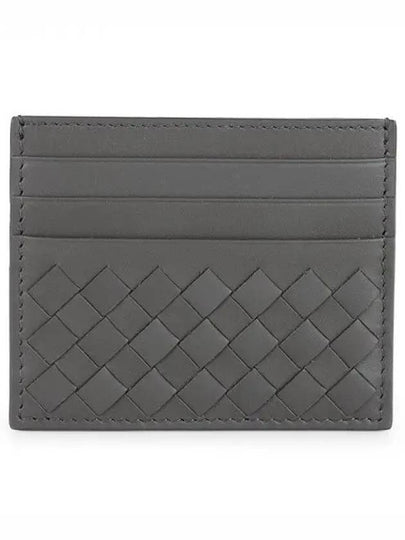 Intrecciato Classic Card Wallet Dark Grey - BOTTEGA VENETA - BALAAN 2