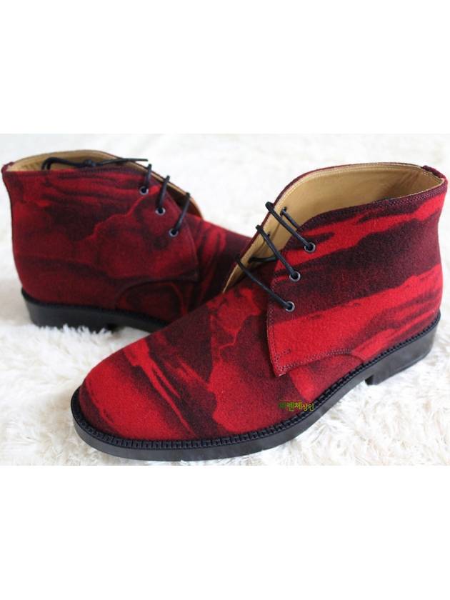 Size 255 red laceup boots - KENZO - BALAAN 5