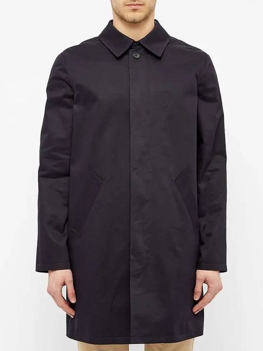 Ville Cotton Gavardin Single Coat Navy - A.P.C. - BALAAN 2