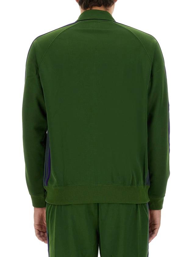 Poly Smooth Logo Track Jacket Ivy Green - NEEDLES - BALAAN 4