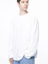 Men s M243TP01WH Clean Slit Long Sleeve T Shirt White - CHANCE'S NOI - BALAAN 4