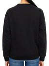 Women's Paris Royal Cotton Sweatshirt Black - MAISON KITSUNE - BALAAN 5