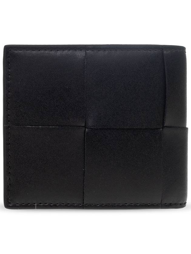 Intrecciato Cassette Half Wallet Black - BOTTEGA VENETA - BALAAN 4