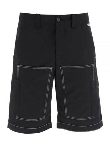 Short Pants 3440MB09X23701299 Black - MSGM - BALAAN 1