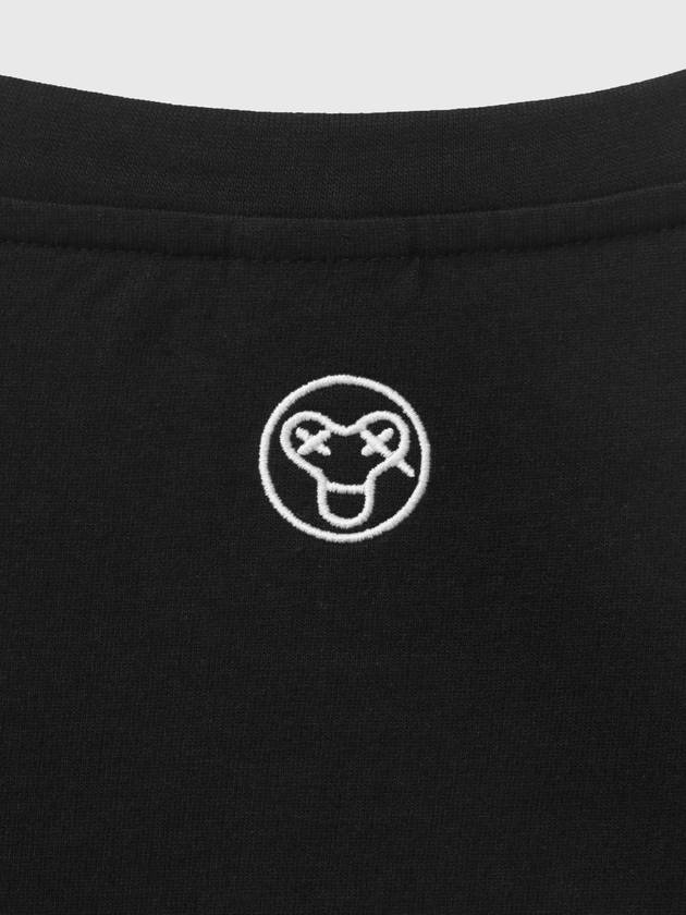 Original logo embroidered t-shirt black - BOOVOOM - BALAAN 5