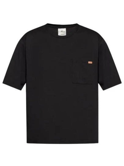 Logo Patch Short Sleeve T-Shirt Black - ACNE STUDIOS - BALAAN 2