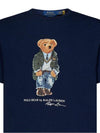 Polo Bear Print Short Sleeve TShirt Navy 710854497 034 - RALPH LAUREN - BALAAN 3