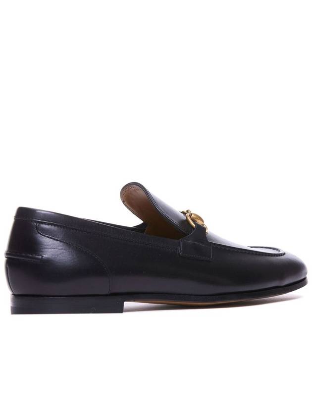 Jordaan Leather Loafers Black - GUCCI - BALAAN 3