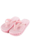 Greca Rubber Flip Flops Pink - VERSACE - BALAAN 2