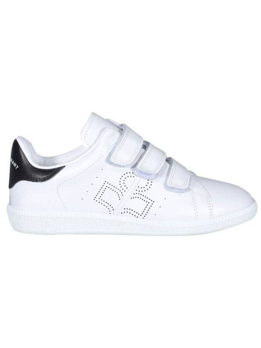 Brownsy Logo Low Top Sneakers White - ISABEL MARANT - BALAAN 1