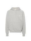 Alexandre Mattiussi Logo Print Hoodie Grey - AMI - BALAAN 2