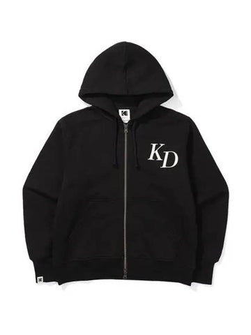 KODAK Essential Brushed Crop Hood Zip up Women BLACK - KODO - BALAAN 1