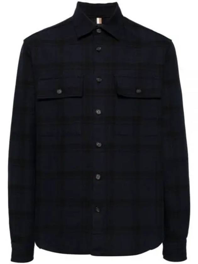 Green Plaid Flannel Shirt 50520295 404 - HUGO BOSS - BALAAN 2