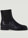 Maison Margiela Beatles Logo Stitched Heel Low Block Tabi Boots - MAISON MARGIELA - BALAAN 1