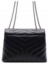 Matelasse Lulu Quilted Small Shoulder Bag Black - SAINT LAURENT - BALAAN 5