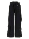 Cargo Denim Pants Black W233PT16 859B - WOOYOUNGMI - BALAAN 2